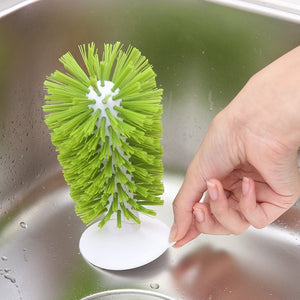 Kitchen Multi Functional Suction Cup Brush Cup Scrubber - Zambeel