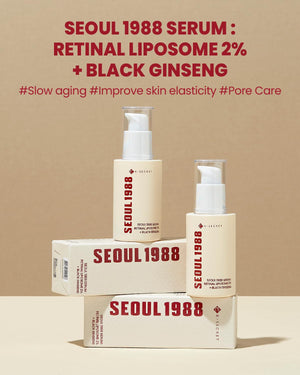 K‑SECRET  - SEOUL 1988 Serum: Retinal Liposome 2% + Black Ginseng (Original) - Zambeel