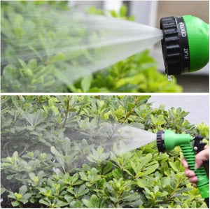 Latex Natural Telescopic Water Hose High Pressure Car Wash Water Gun Watering Flower Watering Vegetable Hose Summer - Zambeel