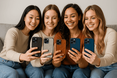 Leather - Texture Protective iPhone Case - Zambeel