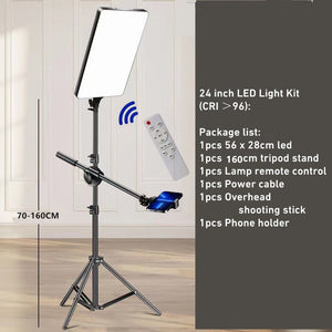LED Panel Light Kit with Tripod Stand - Zambeel