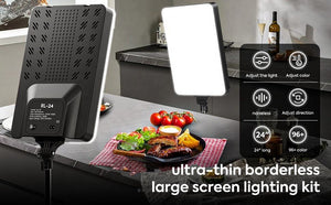 LED Panel Light Kit with Tripod Stand - Zambeel