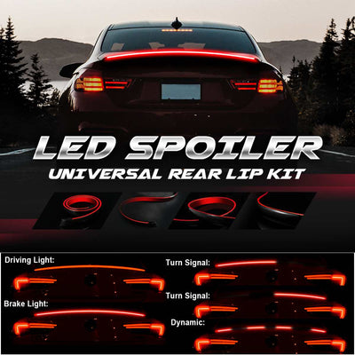 LED Spoiler - Universal Rear Lip Kit - Zambeel