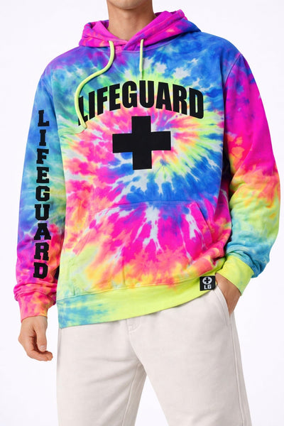 Life Guard Tie - Dye Hoodie - Zambeel