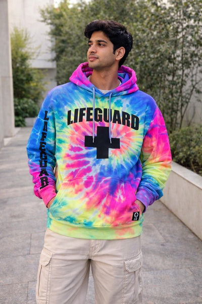 Life Guard Tie - Dye Hoodie - Zambeel
