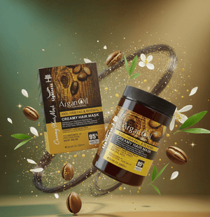Lightness Argan Oil Anti - Hair Fall Creamy Hair Mask - Zambeel