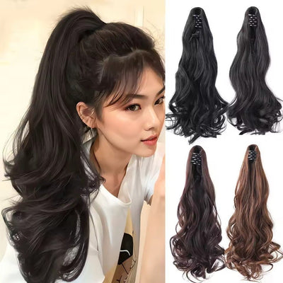 Long Wavy Claw Clip Ponytail Extension - Zambeel