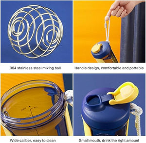 LORDEX - Qavi Premium Shaker Bottle with Rope Handle - Zambeel