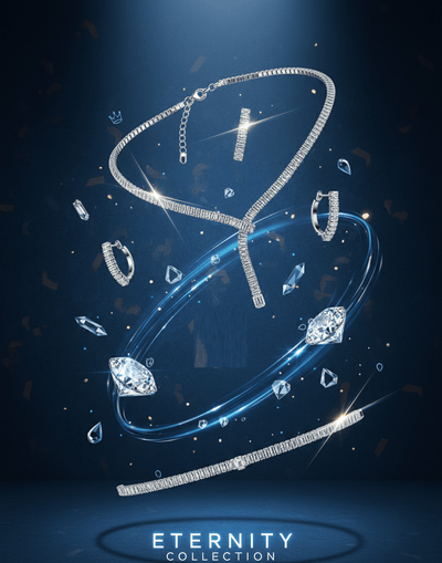 Luxury Baguette Crystal Jewelry Set - Zambeel