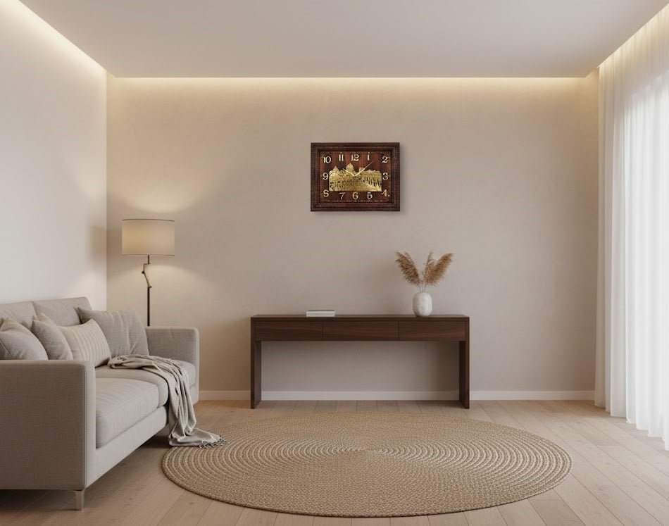 Luxury Mosque Design Wall Clock - Zambeel