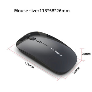 M60 Rechargeable Wireless Mouse Mute Mouse - Zambeel