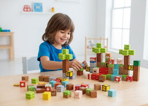 Magnetic Block Building Set Ⓢ - Zambeel