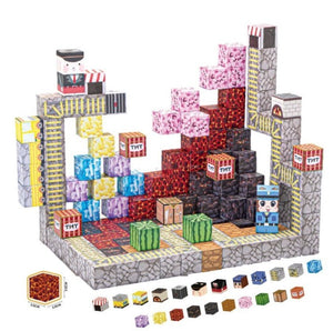 Magnetic Building Cubes Set Ⓢ - Zambeel