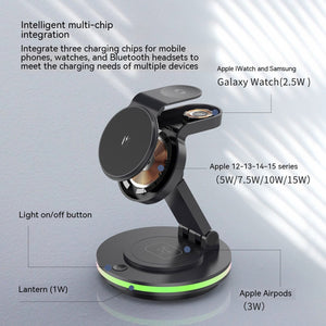 Magnetic Folding Wireless Charging Bracket - Zambeel