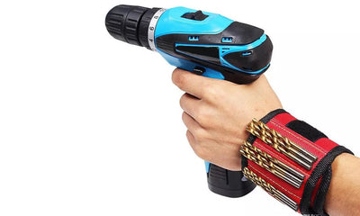 Magnetic Wrist Tool Holder Bracelet for Screws & Drill Bits - Zambeel