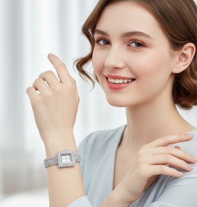 Majestic Square Ice Watch - Zambeel