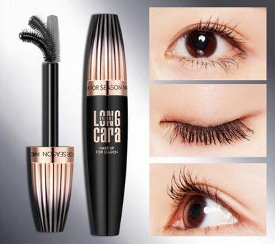 Makeup Eyelash Mascara Eye Lashes Makeup 4D Silk Fiber Lash Mascara New Long Curling Black Waterproof Fiber Mascara - Zambeel