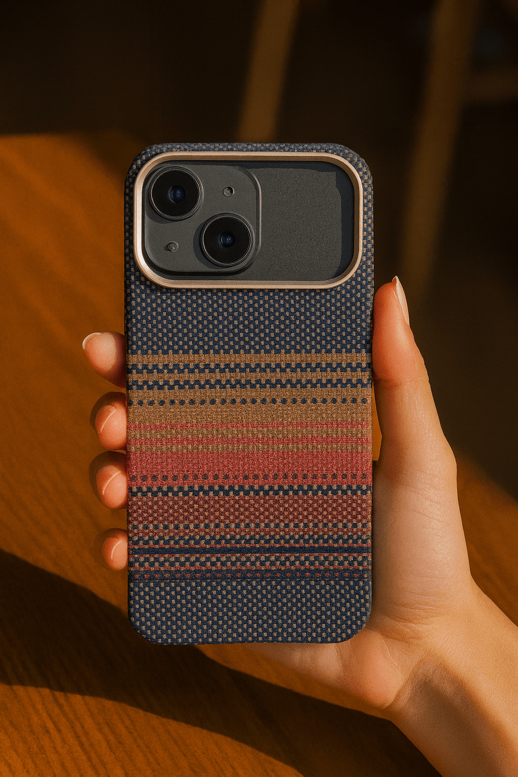 Maxwell iPhone Texture Striped Case - Zambeel