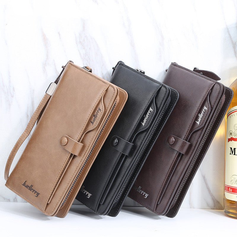 Men's Retro Multifunction Phone Bag Wallet - Zambeel