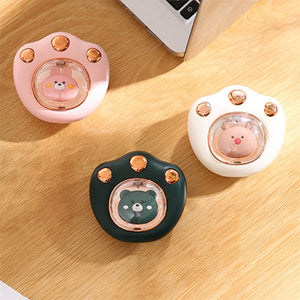 Mini Electric Hand Warmer Cat Paw Cute Claw Winter Heater Quick Heating USB Rechargeable Pocket Portable Small Mini Hands Warmer - Zambeel