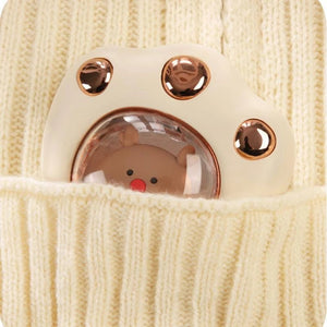 Mini Electric Hand Warmer Cat Paw Cute Claw Winter Heater Quick Heating USB Rechargeable Pocket Portable Small Mini Hands Warmer - Zambeel