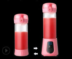 Mini electric juice cup glass portable juicer charging household cooking mixing cup juice machine - Zambeel