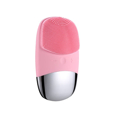 Mini Silicone Electric Face Cleansing Brush Electric Facial Cleanser Facial Cleansing Brush Skin Massager Skin Care Tools - Zambeel