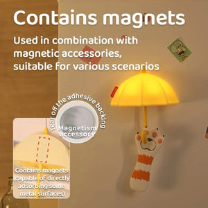 Mini Umbrella Magnetic Silicone Light - Zambeel