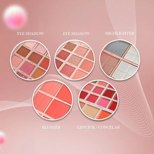 Mocallure - 5 Pages All - in - One Makeup Palette - Zambeel