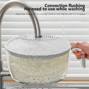 Multifunctional Drainage Basin For Domestic Kitchen Rice Fruit Washing Basket Vegetable Basket Wash Multi Function Kitchen Gadgets - Zambeel