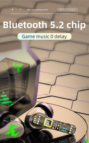 N35 Gaming Bluetooth Headset Wireless In - Ear - Zambeel