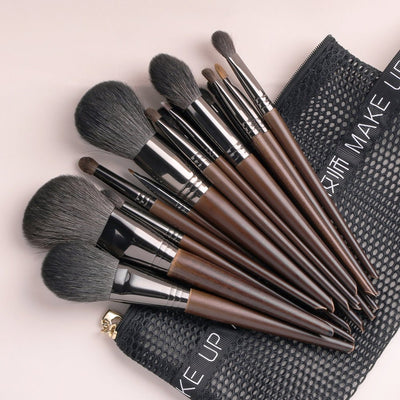 Natural Makeup Brushes Set Eyeshadow Make Up Brush Goat - Zambeel