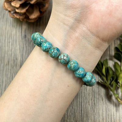 Natural South African Turquoise Bracelet For Men And Women - Zambeel