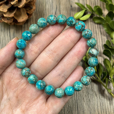 Natural South African Turquoise Bracelet For Men And Women - Zambeel