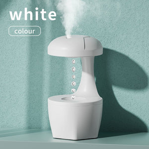 New Arrival Portable 800ml H2o Anti Gravity Usb Air Water Droplet Cool Mist Smooth Sailing Aromatherapy Humidifier For Bedroom - Zambeel