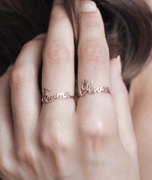 New Custom Name Ring - Zambeel