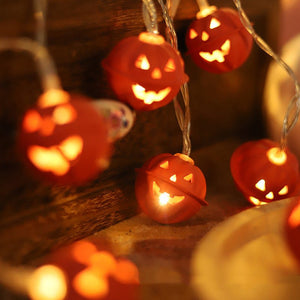 New Led Halloween Lights String Ghost Festival Pumpkin Decorative - Zambeel