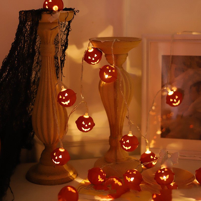 New Led Halloween Lights String Ghost Festival Pumpkin Decorative - Zambeel