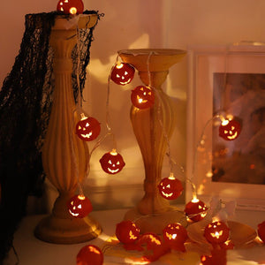 New Led Halloween Lights String Ghost Festival Pumpkin Decorative - Zambeel