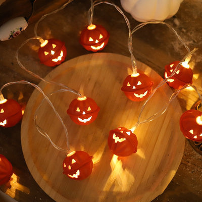 New Led Halloween Lights String Ghost Festival Pumpkin Decorative - Zambeel