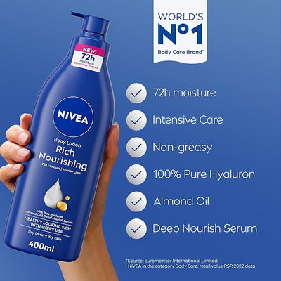 NIVEA - Rich Nourishing Body Lotion - Zambeel