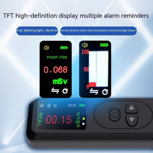 Nuclear Radiation Detector Radioactive Geiger Counter TFT Color Display Rays Tester With Sound Alarm Function - Zambeel