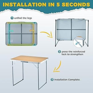 Outdoor Folding Table Ⓢ - Zambeel