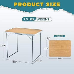 Outdoor Folding Table Ⓢ - Zambeel