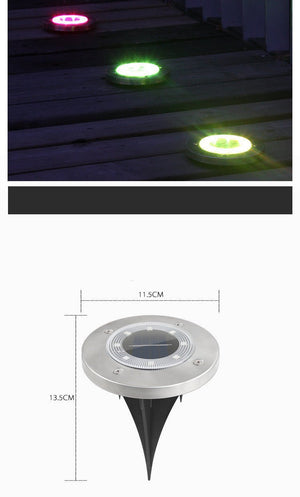 Outdoor Solar Lawn Garden Underground Light - Zambeel