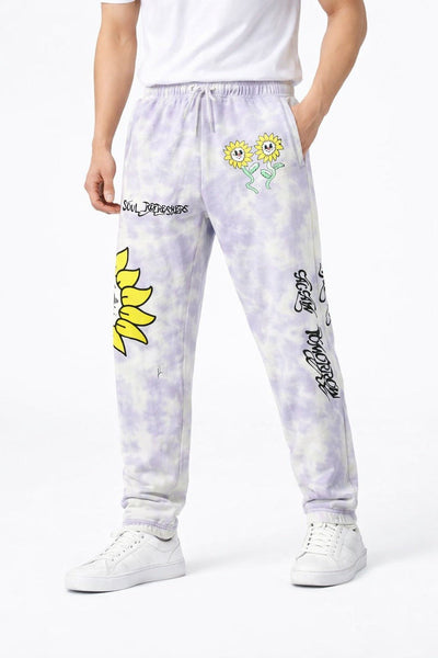 Pastel Sunflower Graphic Joggers - Zambeel