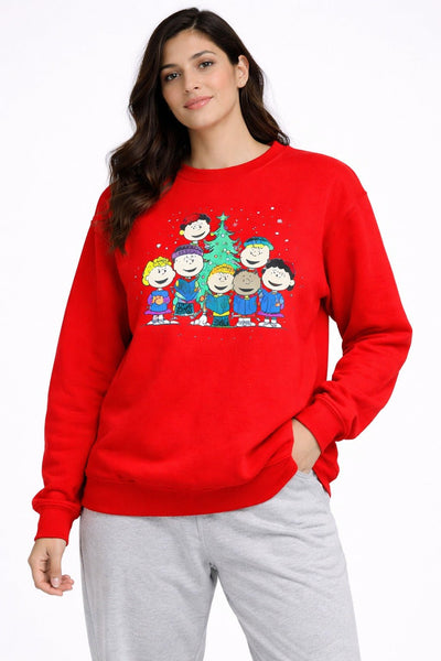 Peanuts Christmas Graphic Sweatshirt - Zambeel