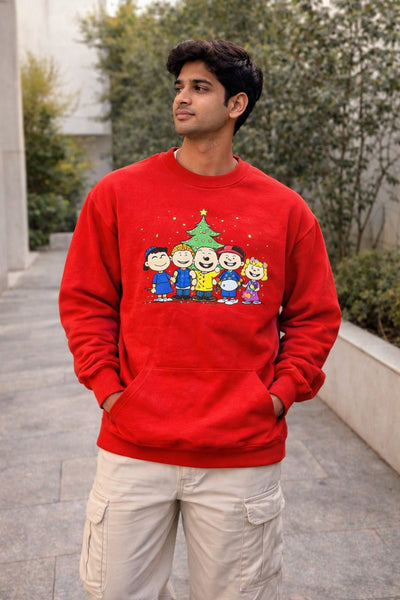 Peanuts Christmas Graphic Sweatshirt - Zambeel