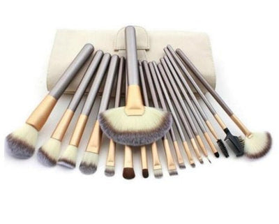 Persian Make - up Brush Suit Rice White Make Up Brush, Champagne Color Brush Handle Make - up Brush Without - Zambeel