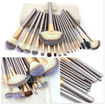 Persian Make - up Brush Suit Rice White Make Up Brush, Champagne Color Brush Handle Make - up Brush Without - Zambeel
